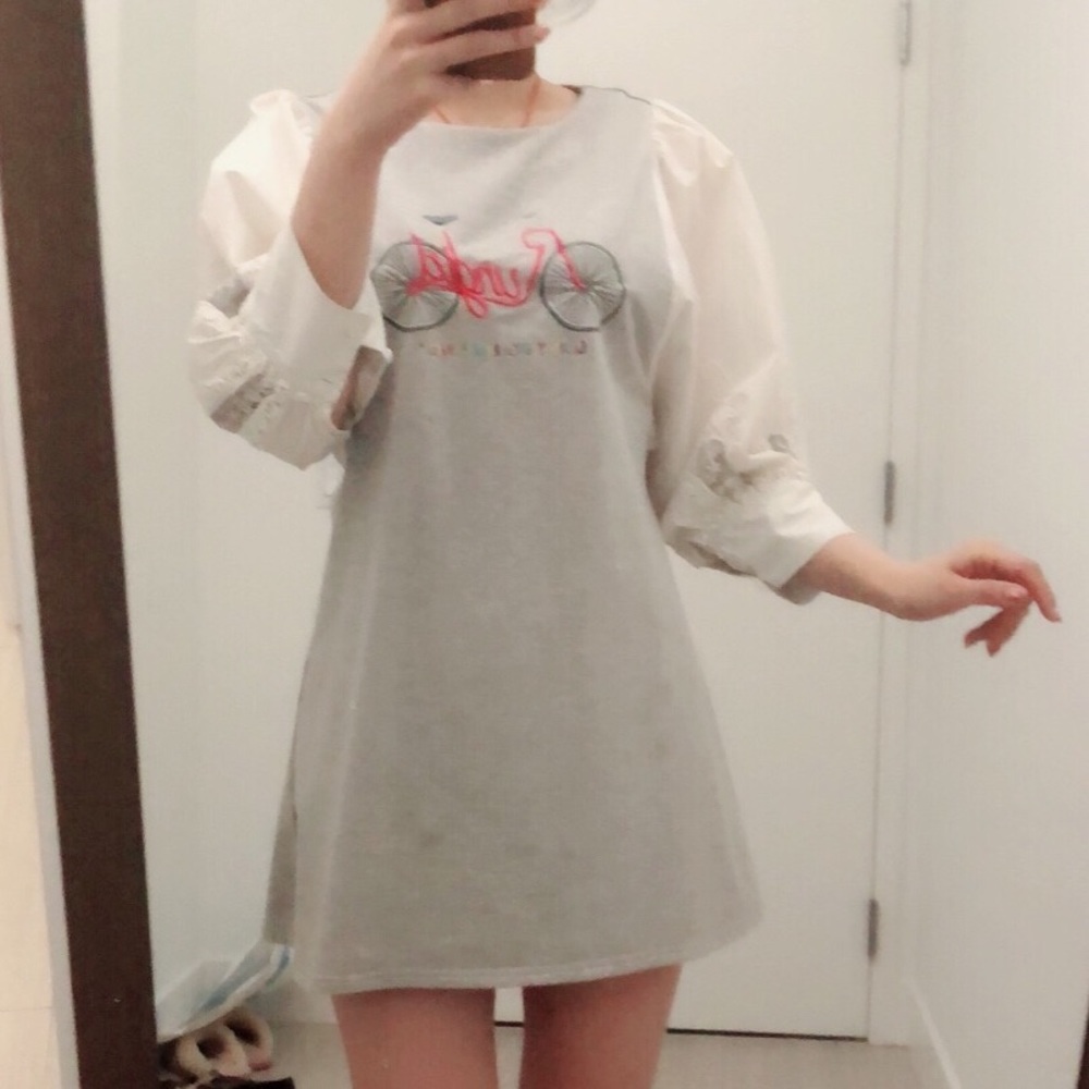 🎀Cute Dress with Bubble Sleeves🎀